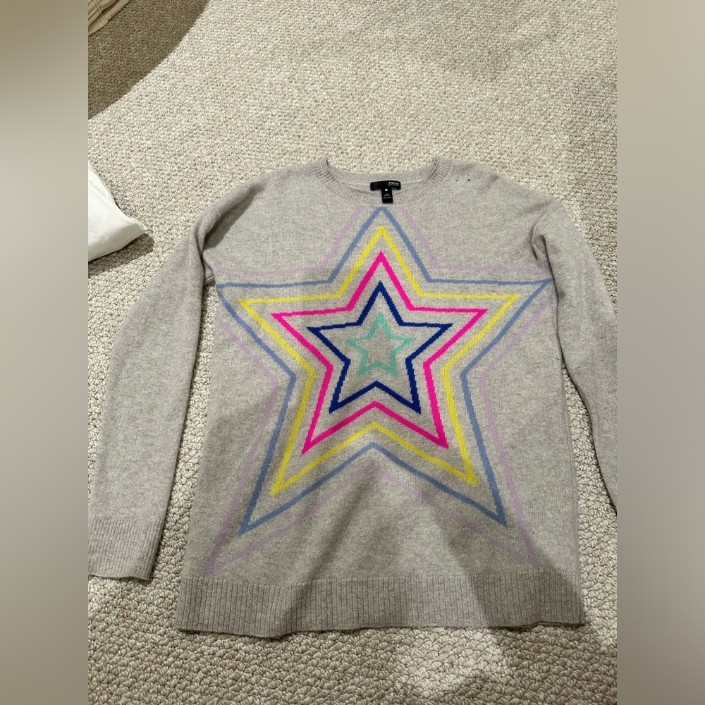 Aqua Cashmere Sweater